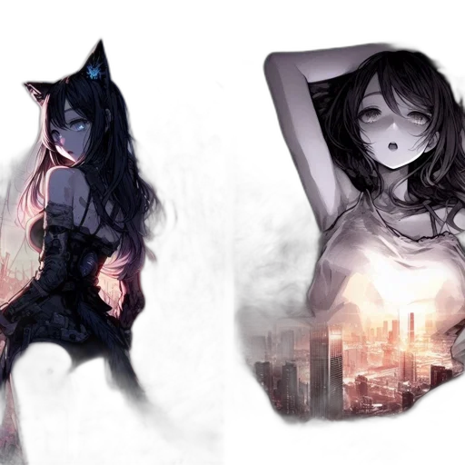 mask, creature, concept art, anime transparent PNG cut-out