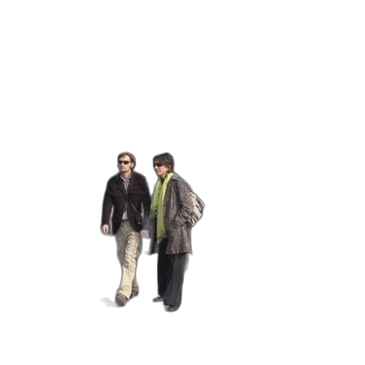 jacket, staff, umbrella, 3d render transparent PNG cut-out