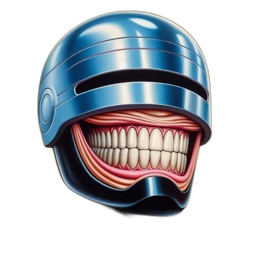 robot, mask, face, creature transparent PNG cut-out