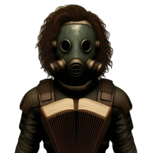 mask, jacket, robot, face transparent PNG cut-out