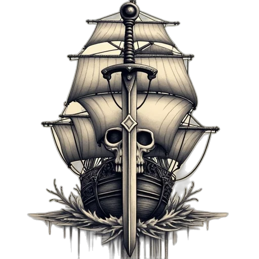 sword, weapon, staff, crown transparent PNG cut-out