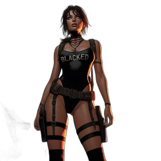 cyberpunk, concept art, 3d render, pixel art transparent PNG cut-out