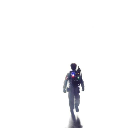 robot, jacket, creature, staff transparent PNG cut-out