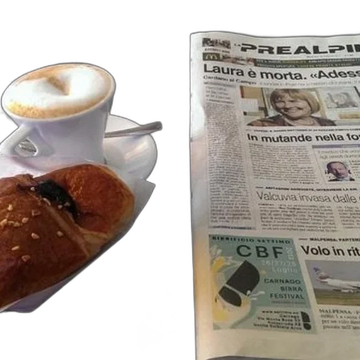 cappuccino, pastry, sit, next transparent PNG cut-out