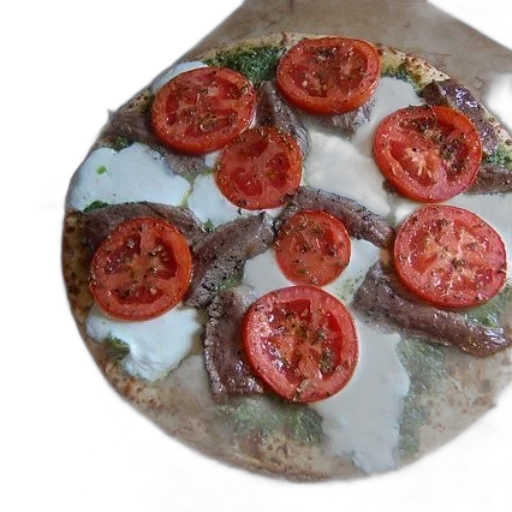 food, pizza, tomatoes, cheese transparent PNG cut-out