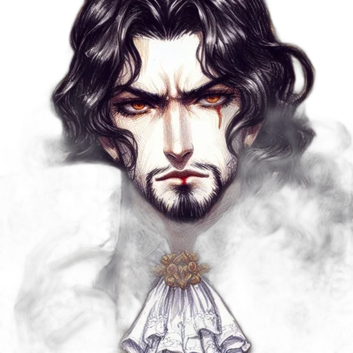 crown, face, sword, fantasy art transparent PNG cut-out
