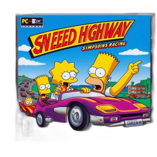 car, video, game, sneeded transparent PNG cut-out