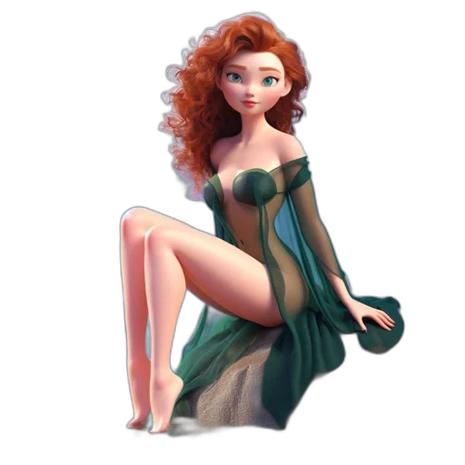 dress, fantasy art, concept art, cartoon transparent PNG cut-out
