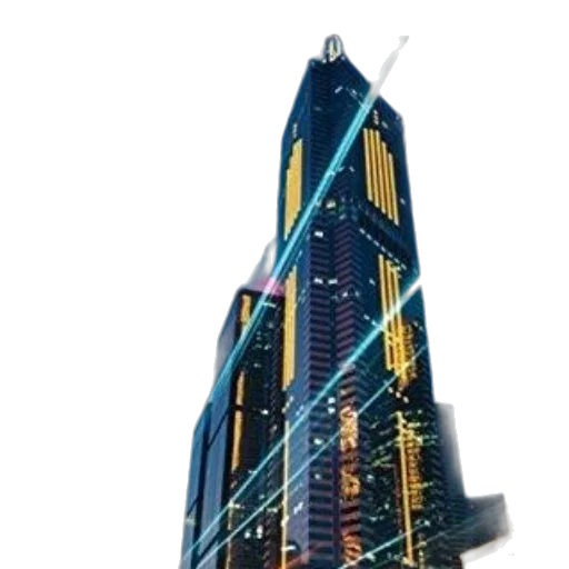 building, cyberpunk, concept art, 3d render transparent PNG cut-out