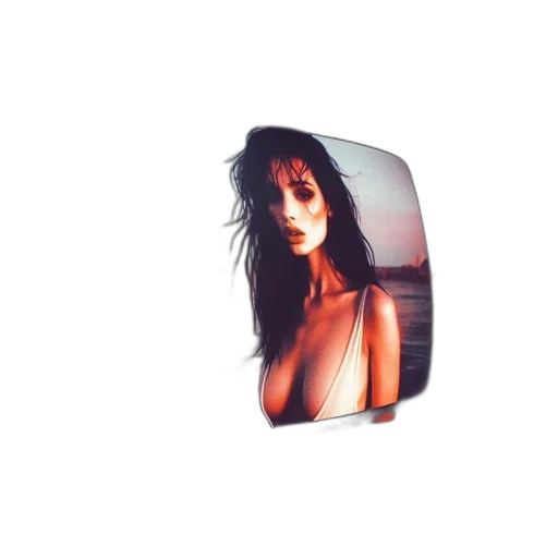 dress, face, umbrella, jewelry transparent PNG cut-out