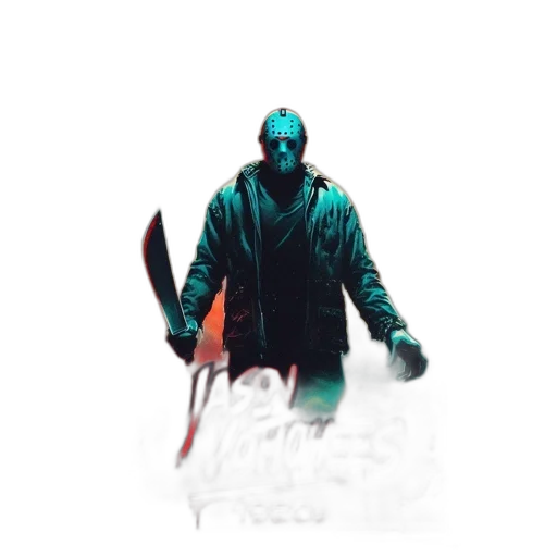 jacket, mask, weapon, creature transparent PNG cut-out