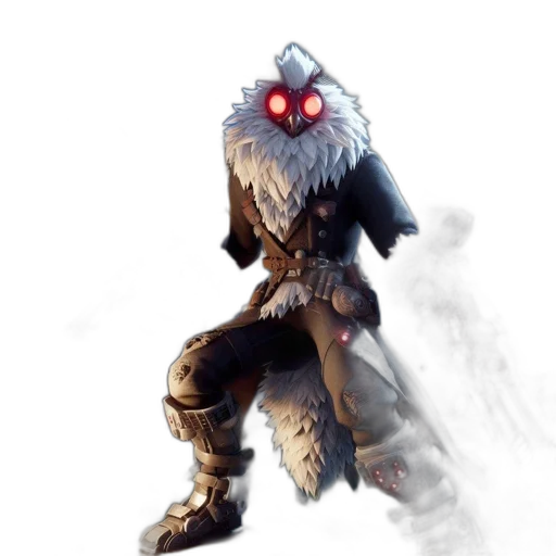 creature, mask, staff, weapon transparent PNG cut-out