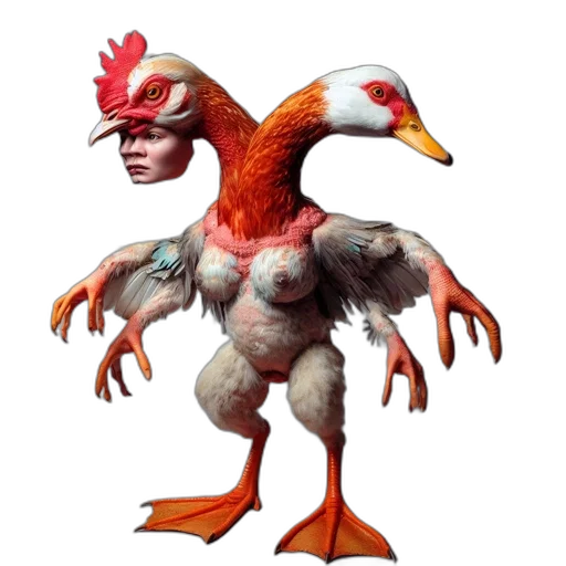 animal, creature, concept art, 3d render transparent PNG cut-out