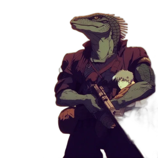 dragon, animal, creature, weapon transparent PNG cut-out