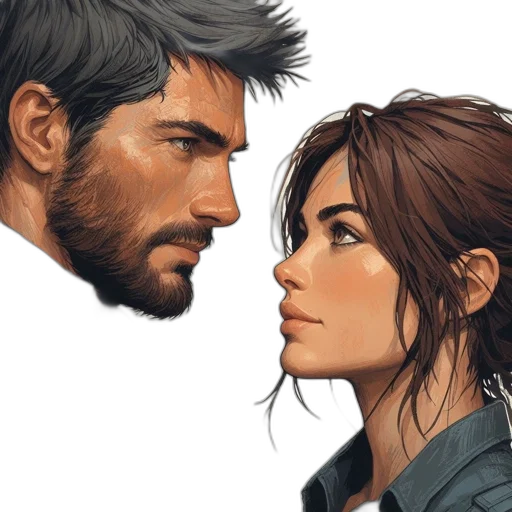 comic book art, concept art, photorealistic, fantasy art transparent PNG cut-out
