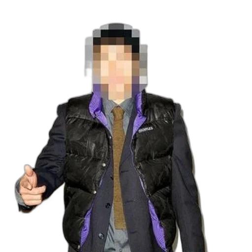 jacket, staff, mask, face transparent PNG cut-out