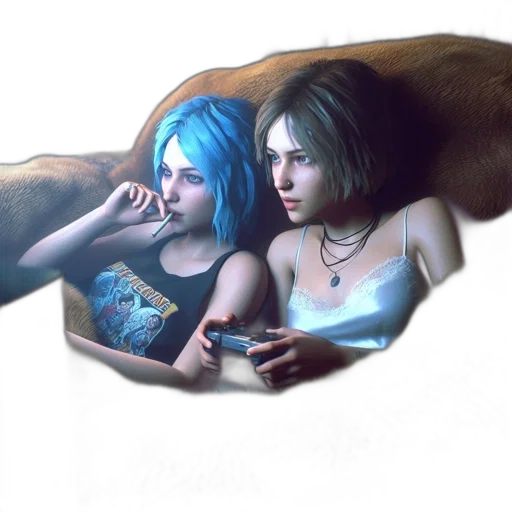 concept art, photorealistic, fantasy art, cyberpunk transparent PNG cut-out