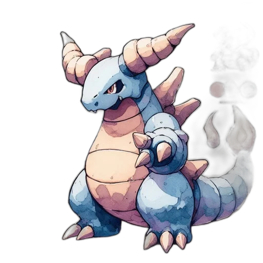 dragon, creature, staff, animal transparent PNG cut-out