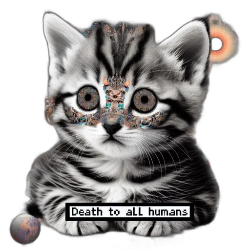 animal, staff, fantasy art, vaporwave transparent PNG cut-out