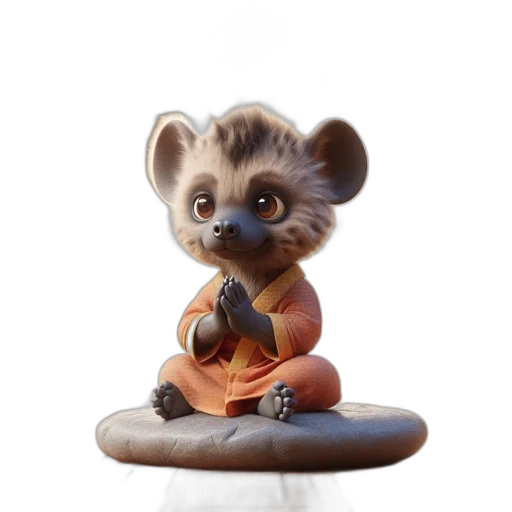 staff, animal, concept art, 3d render transparent PNG cut-out