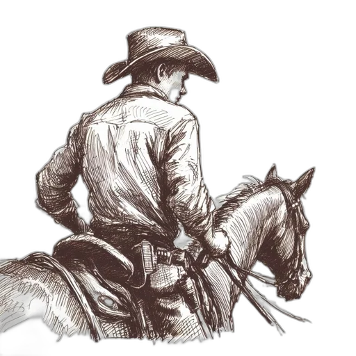 jacket, hat, staff, animal transparent PNG cut-out