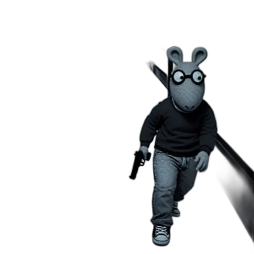 weapon, animal, staff, mask transparent PNG cut-out