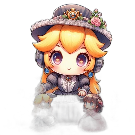 hat, crown, staff, weapon transparent PNG cut-out