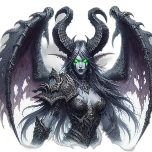dragon, creature, mask, staff transparent PNG cut-out