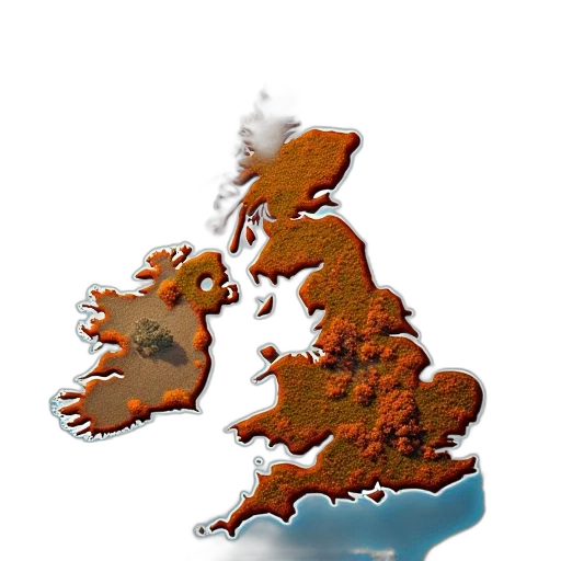 3d render, strategy, map, showing transparent PNG cut-out