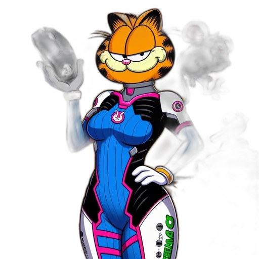 robot, jacket, mask, staff transparent PNG cut-out