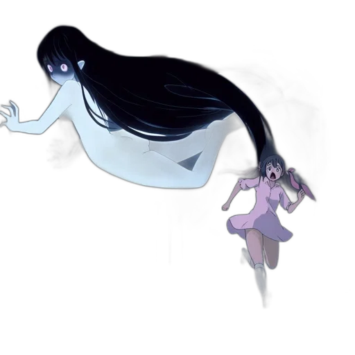 hair, dress, creature, concept art transparent PNG cut-out