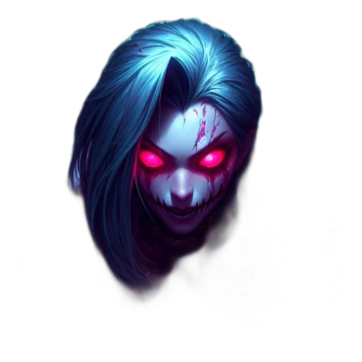 face, mask, staff, creature transparent PNG cut-out