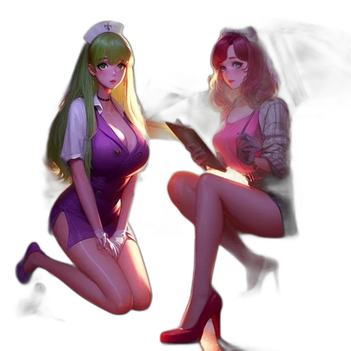 concept art, fantasy art, anime, pixel art transparent PNG cut-out
