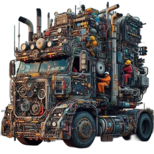 robot, car, weapon, animal transparent PNG cut-out