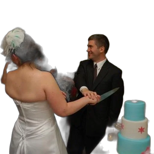 staff, 3d render, bride, groom transparent PNG cut-out