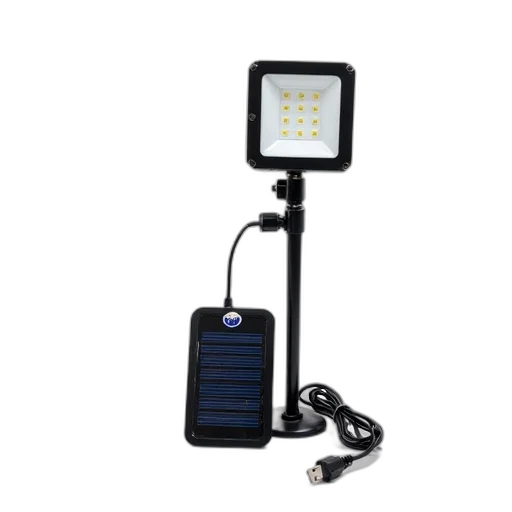 staff, solar-powered, led, light transparent PNG cut-out