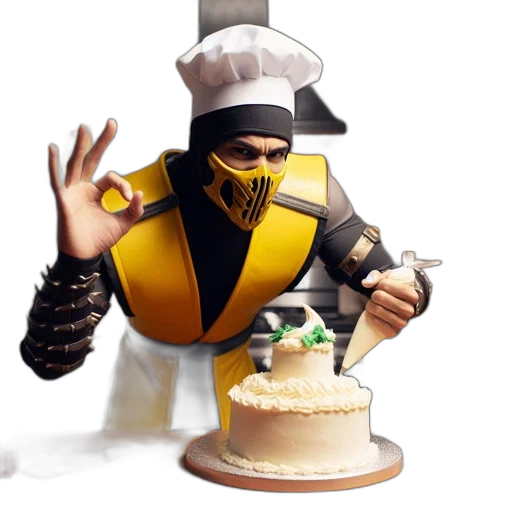 food, weapon, robot, 3d render transparent PNG cut-out