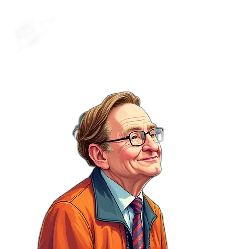 jacket, staff, face, cartoon transparent PNG cut-out