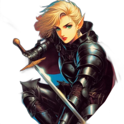 sword, staff, fantasy art, comic book art transparent PNG cut-out