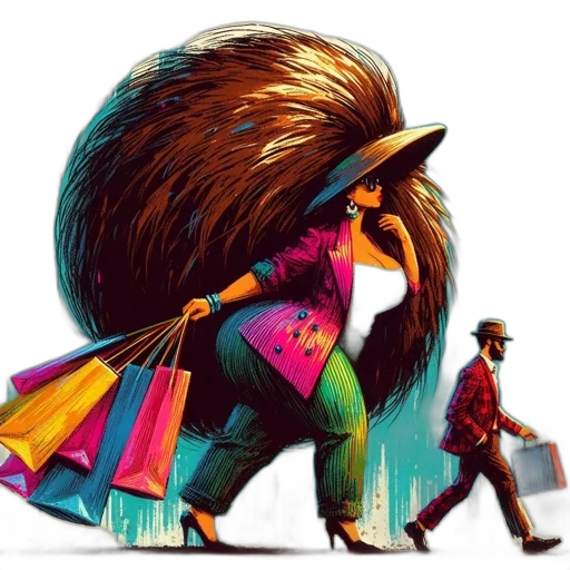 animal, hair, jacket, umbrella transparent PNG cut-out
