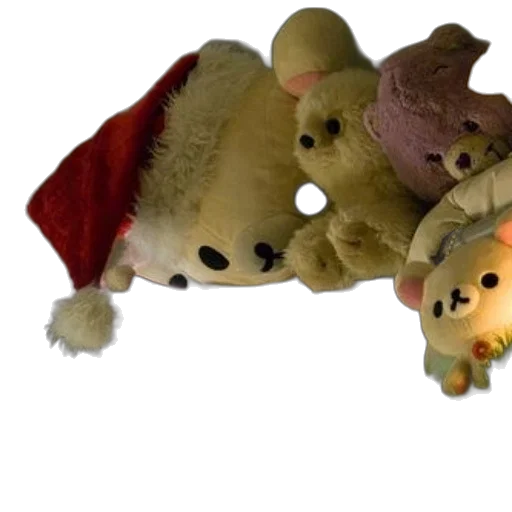 3d render, festive, scene, stuffed transparent PNG cut-out