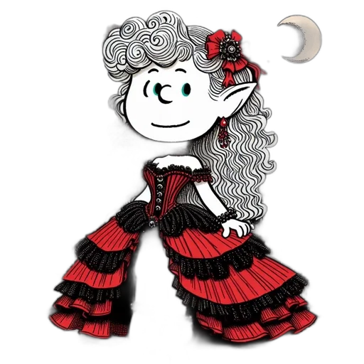 dress, mask, cartoon, concept art transparent PNG cut-out