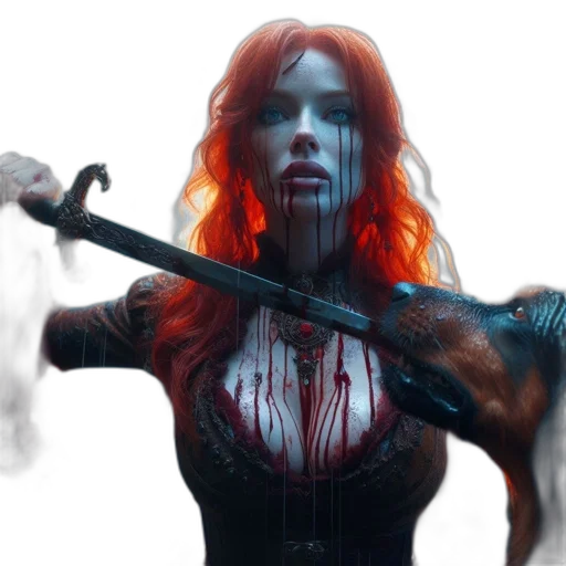 comic book art, concept art, fantasy art, photorealistic transparent PNG cut-out