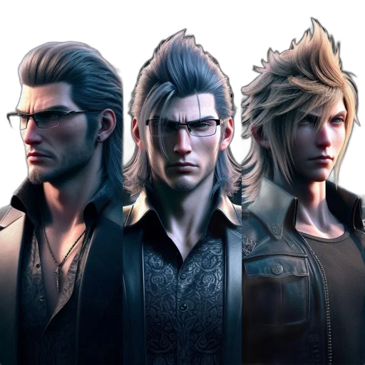 concept art, 3d render, three, male transparent PNG cut-out