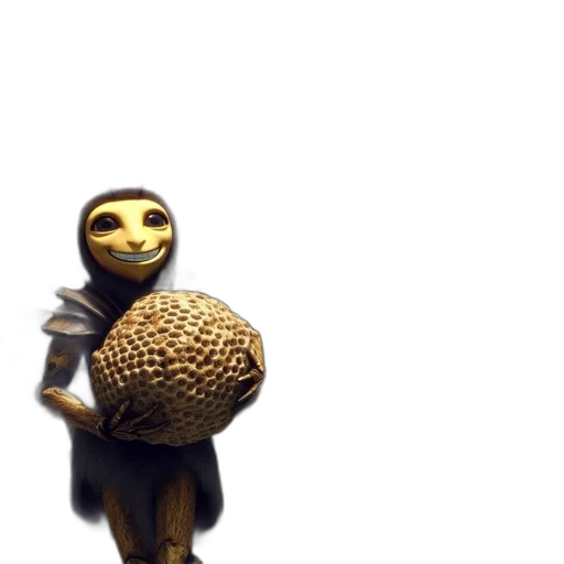 mask, robot, creature, staff transparent PNG cut-out