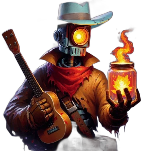 robot, jacket, mask, concept art transparent PNG cut-out