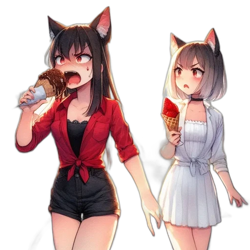 food, dress, animal, anime transparent PNG cut-out