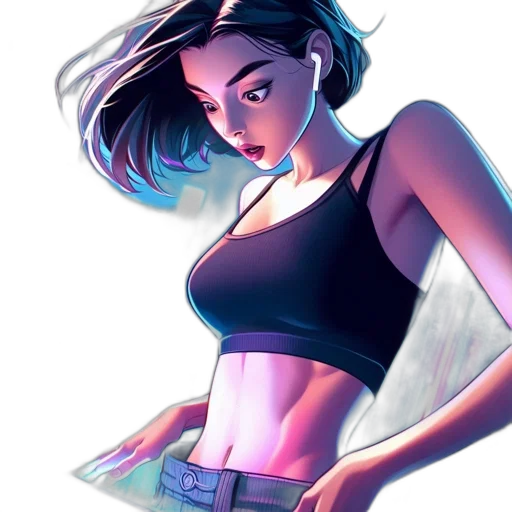 weapon, comic book art, concept art, cyberpunk transparent PNG cut-out
