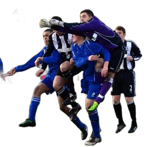 soccer, player, purple, jersey transparent PNG cut-out