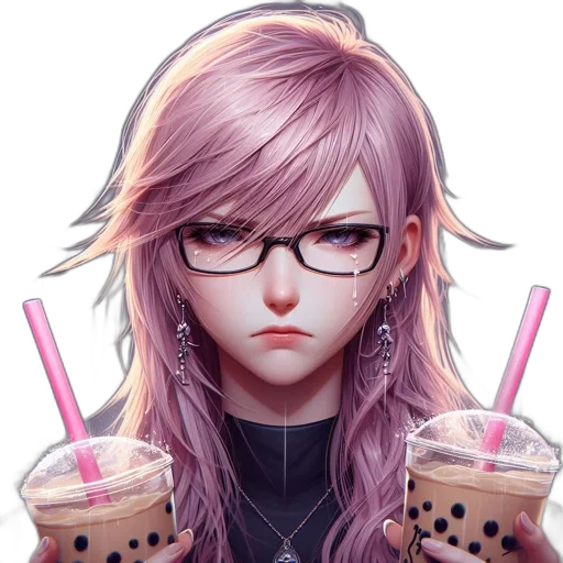 face, staff, food, cyberpunk transparent PNG cut-out